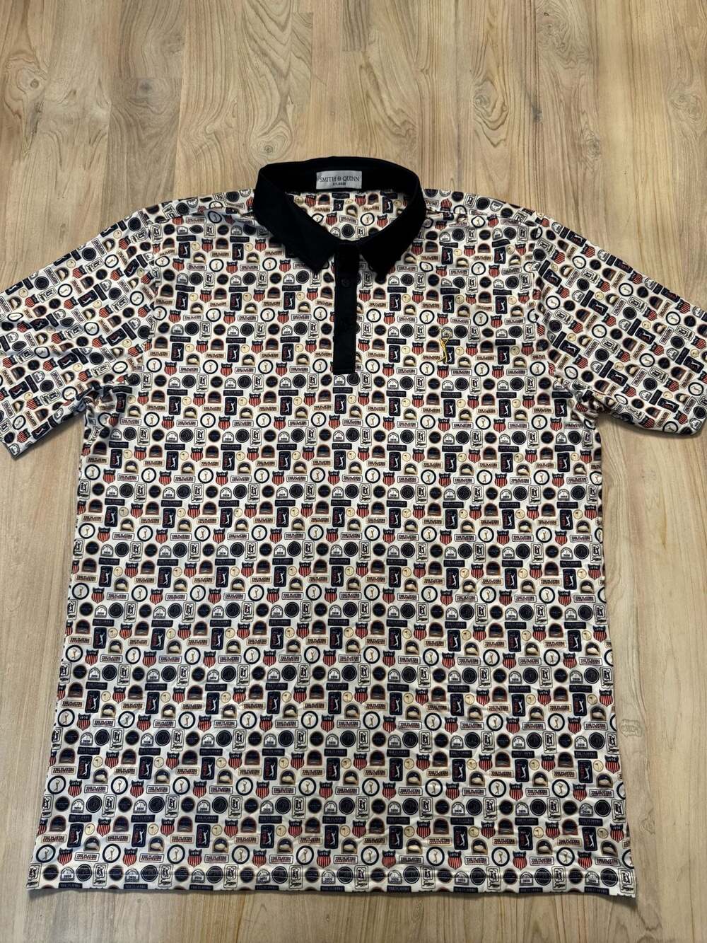 THE PLAYERS Smith & Quinn Patches Teddy Polo - White XL